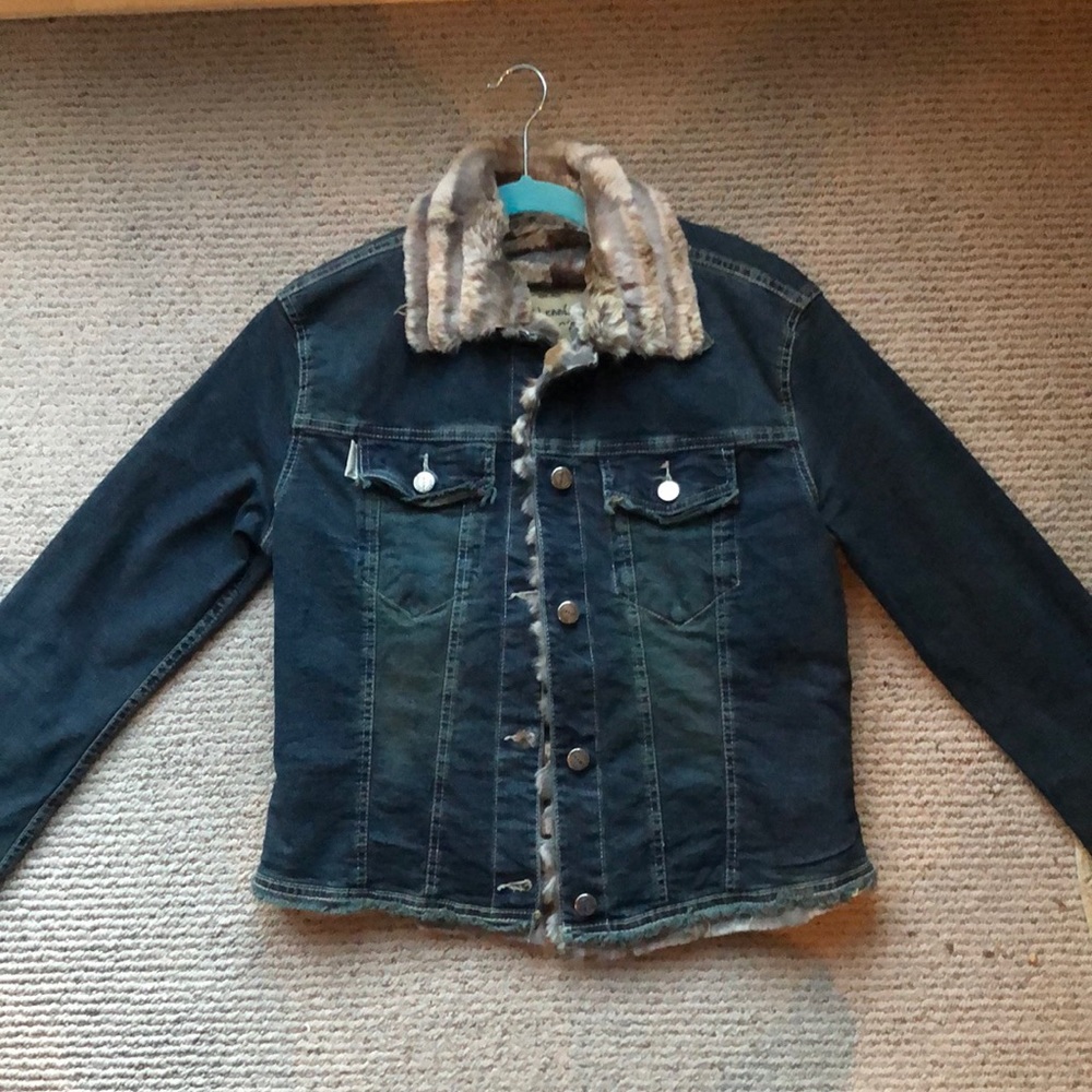 Pellessimo Paris Fox Lined Denim Jacket